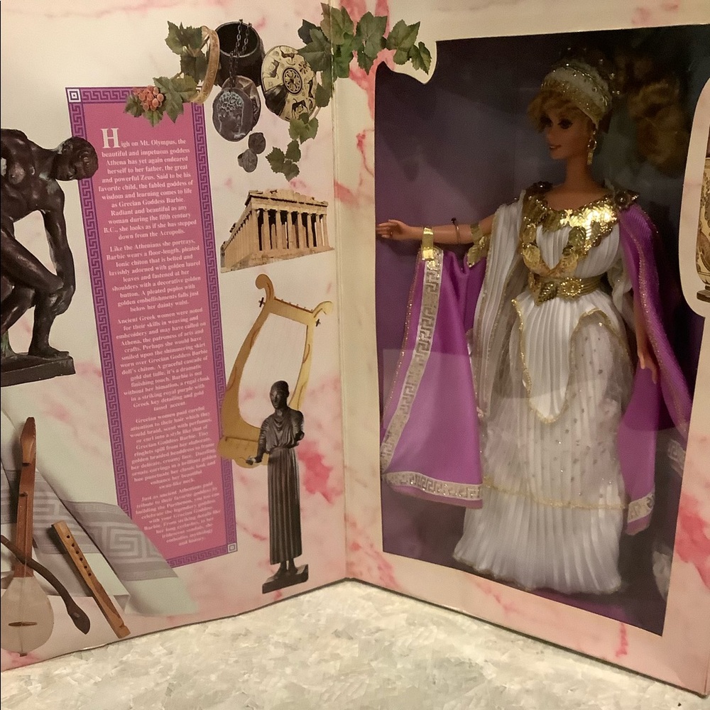 Mattel Barbie Grecian Goddess 1995,Collector Edition the Great Eras